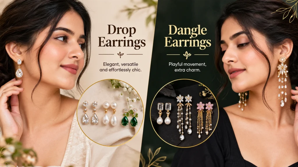 Drop and dangle earrings for women